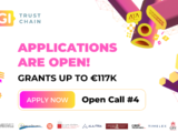 TrustChain Open Call #4 – €1.989.000,00 to support up to 17 projects along with free coaching and access to infrastructure